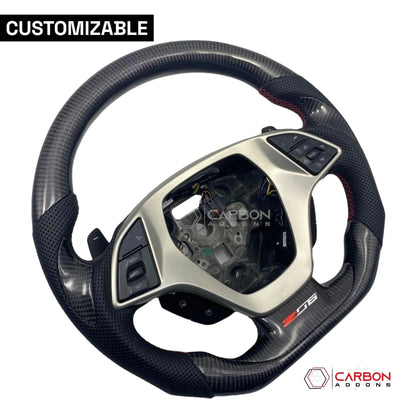 [Complete] Custom Carbon Fiber Steering Wheel C7 Corvette Stingray/Z06/Grand Sport 2014-2019