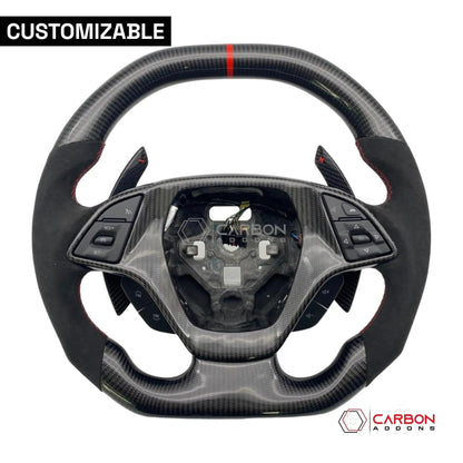 [Complete] Custom Carbon Fiber Steering Wheel C7 Corvette Stingray/Z06/Grand Sport 2014-2019