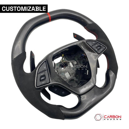 [Complete] Custom Carbon Fiber Steering Wheel C7 Corvette Stingray/Z06/Grand Sport 2014-2019
