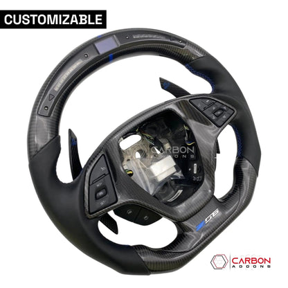 [Complete] Custom Carbon Fiber Steering Wheel C7 Corvette Stingray/Z06/Grand Sport 2014-2019