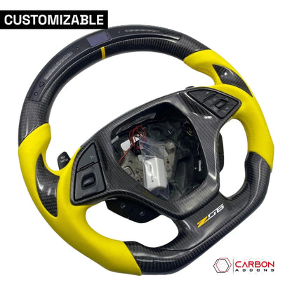 [Complete] Custom Carbon Fiber Steering Wheel C7 Corvette Stingray/Z06/Grand Sport 2014-2019
