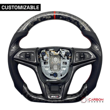 [Complete] Custom Carbon Fiber Steering Wheel For 2012-2015 Chevy Camaro