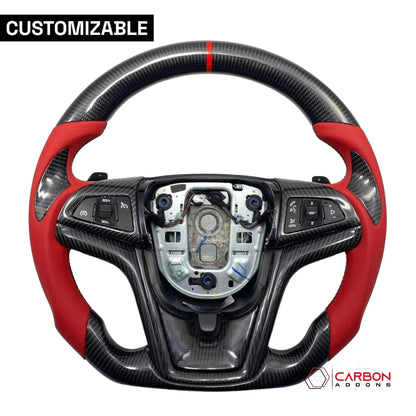 [Complete] Custom Carbon Fiber Steering Wheel For 2012-2015 Chevy Camaro