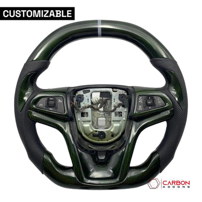 [Complete] Custom Carbon Fiber Steering Wheel For 2012-2015 Chevy Camaro