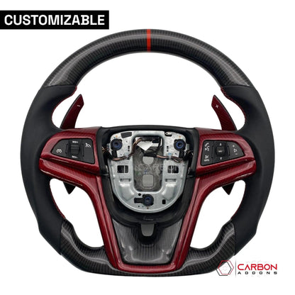 [Complete] Custom Carbon Fiber Steering Wheel For 2012-2015 Chevy Camaro