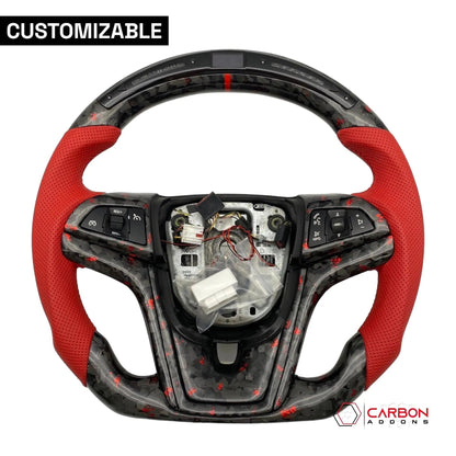 [Complete] Custom Carbon Fiber Steering Wheel For 2012-2015 Chevy Camaro