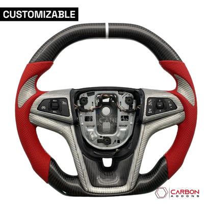 [Complete] Custom Carbon Fiber Steering Wheel For 2012-2015 Chevy Camaro