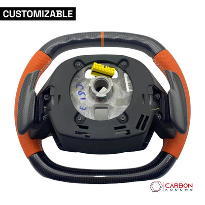 [Complete/Heated] C8 Corvette 2020+ Customizable Carbon Fiber Steering Wheel