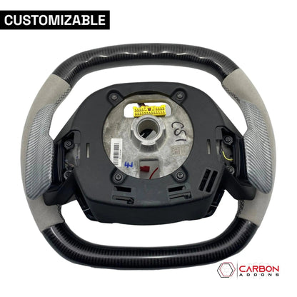 [Complete/Heated] C8 Corvette 2020+ Customizable Carbon Fiber Steering Wheel