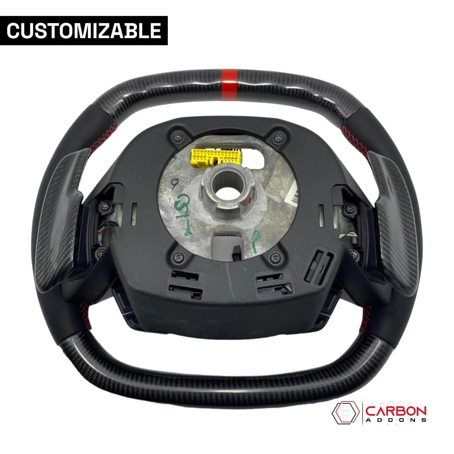 [Complete/Heated] C8 Corvette 2020+ Customizable Carbon Fiber Steering Wheel