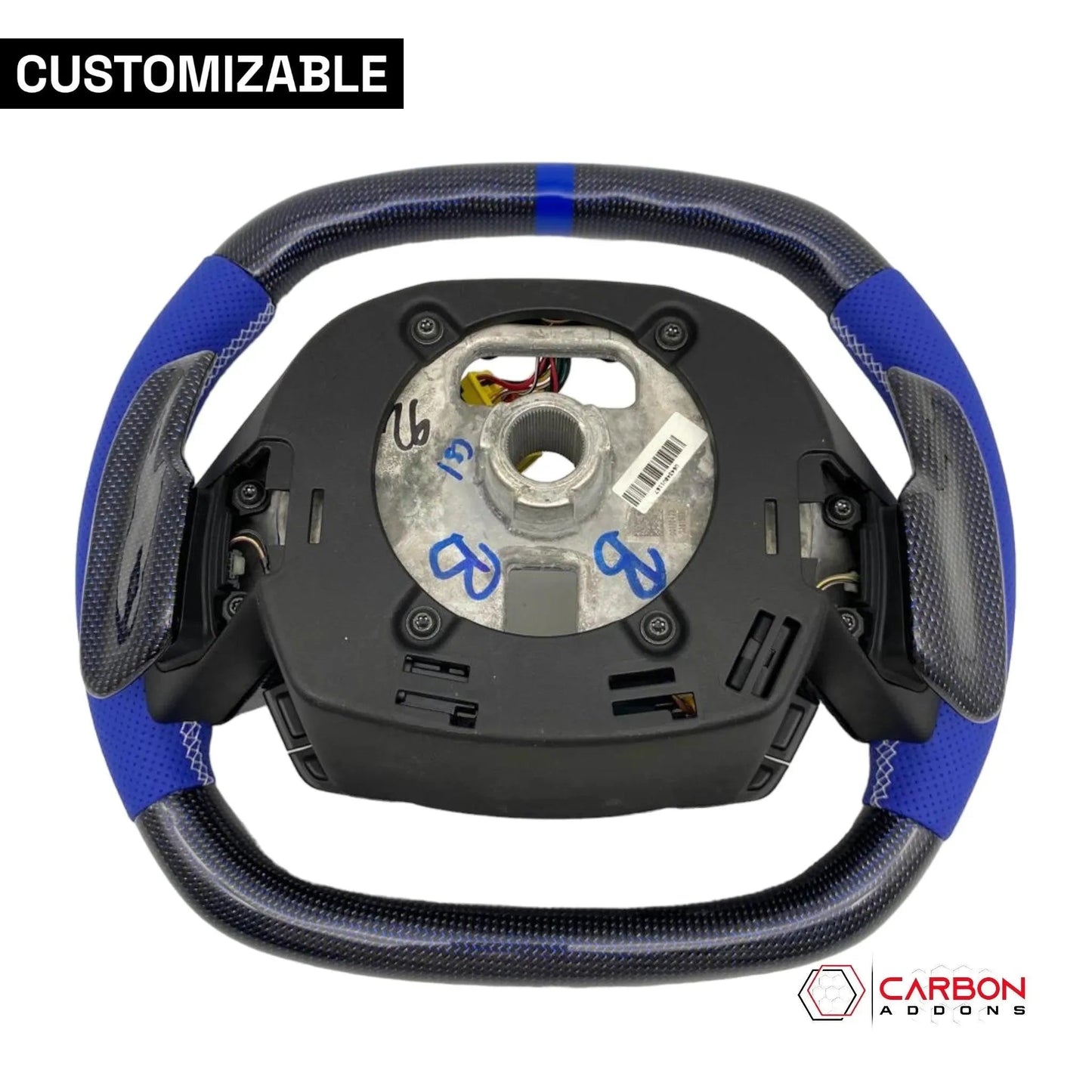 [Complete/Heated] C8 Corvette 2020+ Customizable Carbon Fiber Steering Wheel