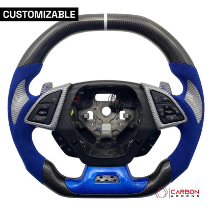 [Complete/Heated] Custom Carbon Fiber Steering Wheel For 2016-2024 Chevy Camaro