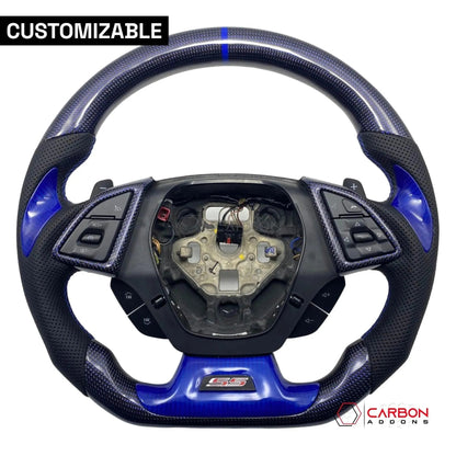 [Complete/Heated] Custom Carbon Fiber Steering Wheel For 2016-2024 Chevy Camaro