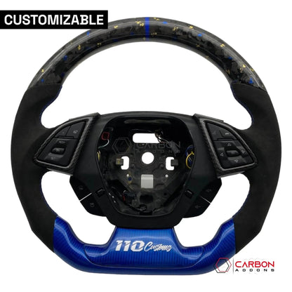[Complete/Heated] Custom Carbon Fiber Steering Wheel For 2016-2024 Chevy Camaro