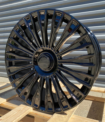 MB17 20x9.5 5x112 +38 66.6 Gloss Black