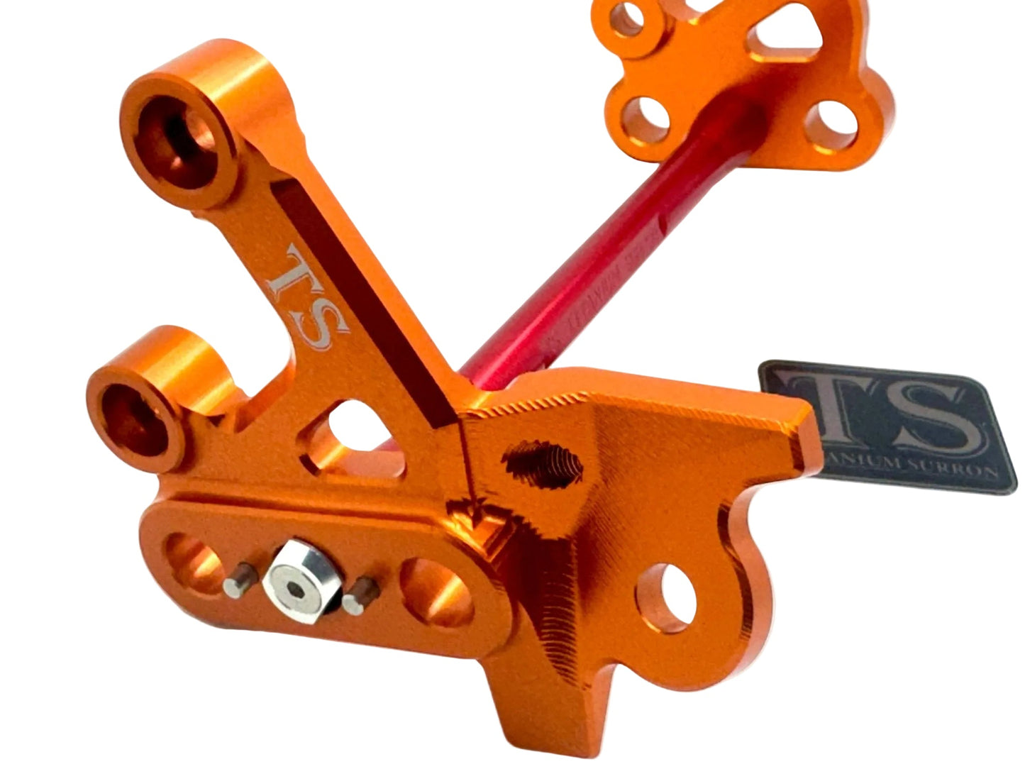 Custom CNC Aluminum Footpeg Bracket Assembly E-Ride Pro