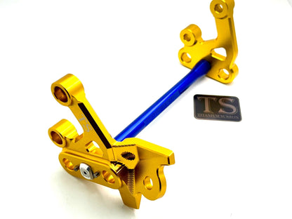 Custom CNC Aluminum Footpeg Bracket Assembly E-Ride Pro