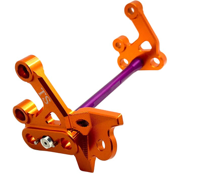 Custom CNC Aluminum Footpeg Bracket Assembly E-Ride Pro