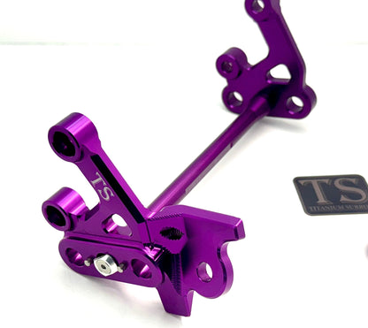 Custom CNC Aluminum Footpeg Bracket Assembly E-Ride Pro