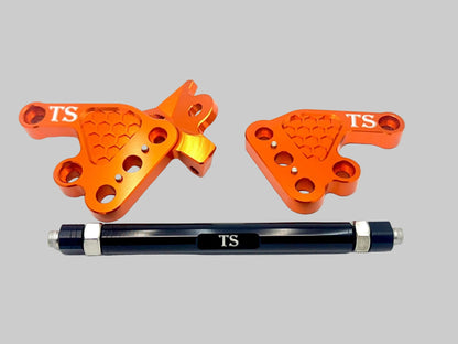Custom CNC Aluminum Footpeg Bracket Assembly Talaria MX3, MX4