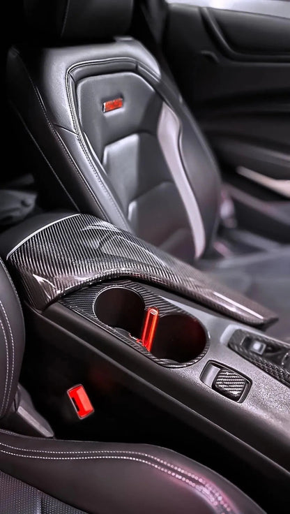 Customizable 2016-2024 Camaro Carbon Fiber Center Console Arm Rest