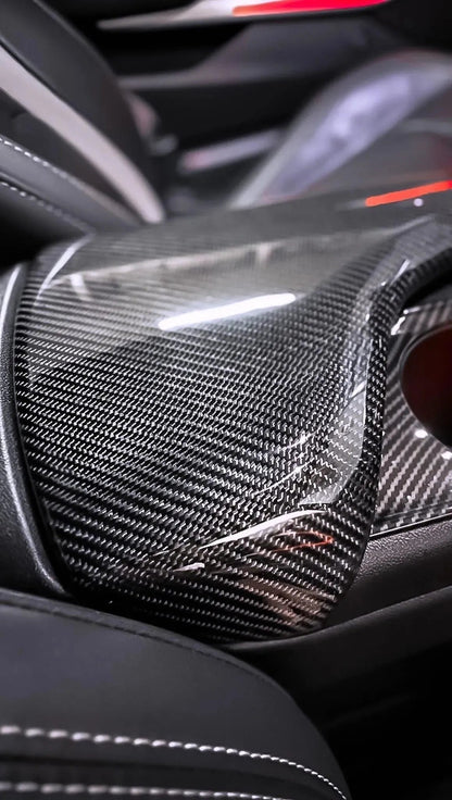 Customizable 2016-2024 Camaro Carbon Fiber Center Console Arm Rest