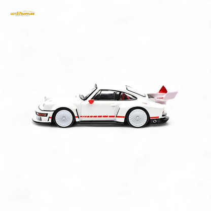 Pop Race Porsche Singer DLS Turbo White 1:64
