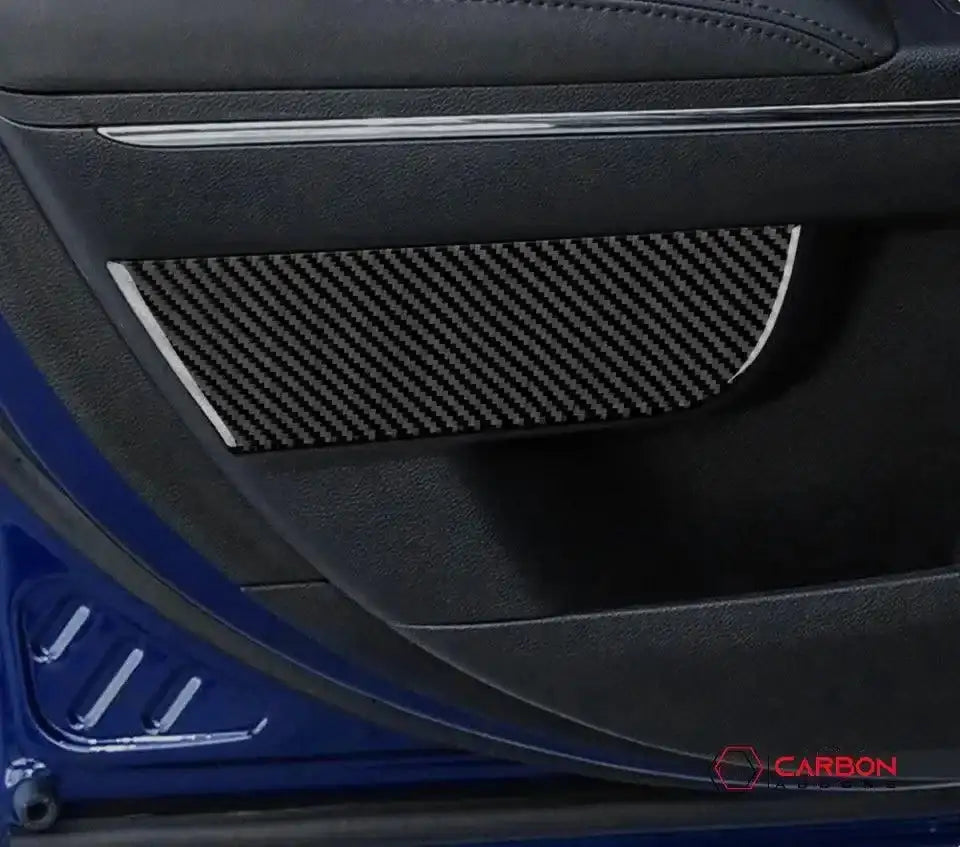 Dodge Charger 2015-2023 Carbon Fiber Door Panel Trim Overlay