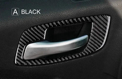 Dodge Charger 2015-2023 Carbon Fiber Interior Door Handle Trim Overlay
