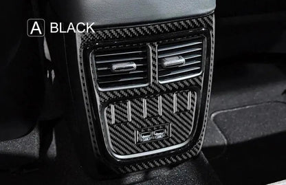 Dodge Charger 2015-2023 Carbon Fiber Rear Center Console AC Vent Trim Overlay
