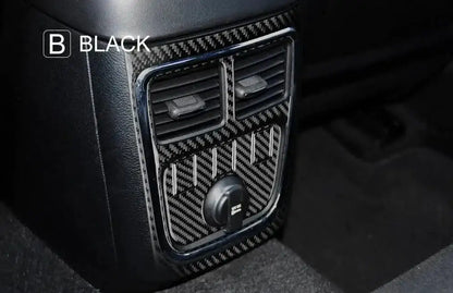 Dodge Charger 2015-2023 Carbon Fiber Rear Center Console AC Vent Trim Overlay