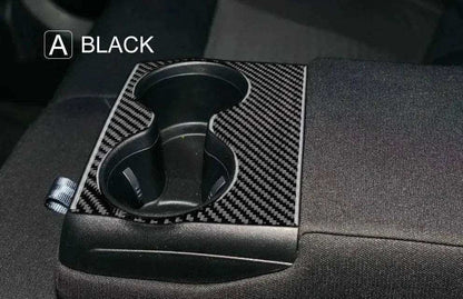 Dodge Charger 2015-2023 Real Carbon Fiber Rear Seat Center Armrest Trim Overlay