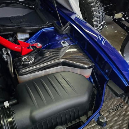 Dodge Chrysler 300 / Charger / Challenger (2015-2023) - Carbon Fiber / Forged Carbon Coolant Tank Cover
