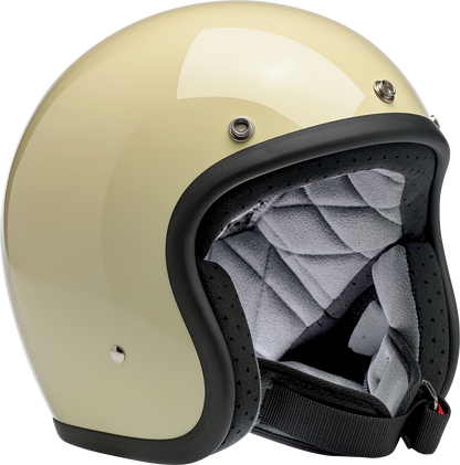 BILTWELL Bonanza Helmet - Gloss Vintage White - Small 1001-102-202