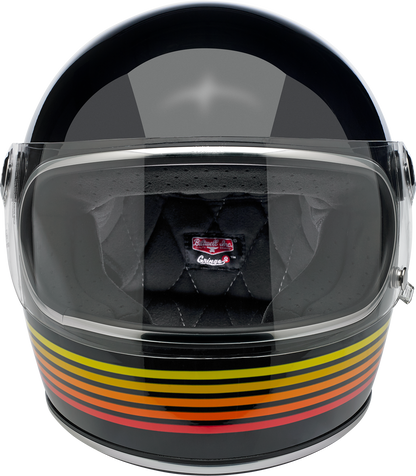 BILTWELL Gringo S Helmet - Gloss Black Spectrum - Medium 1003-536-103