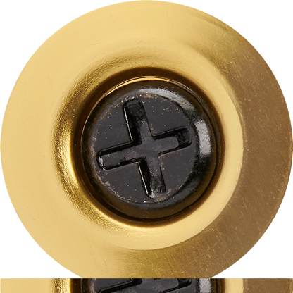 BILTWELL Gen 2 Hardware Kit - Black Screw - Gold Baseplate 0034-150-66