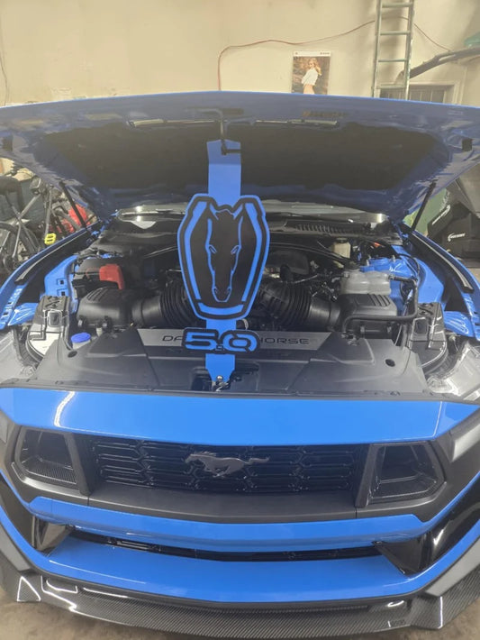 Darkhorse mustang 5.0 Custom hood prop