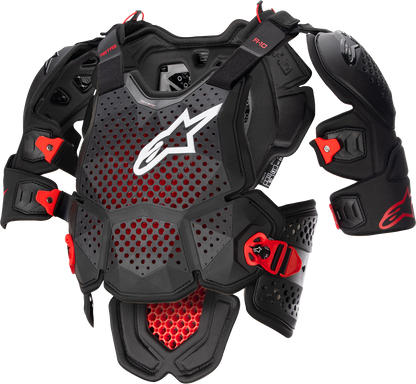 ALPINESTARS A-10 Roost Guard V2 - Black/Red - XS/S 6700523-1431-XS