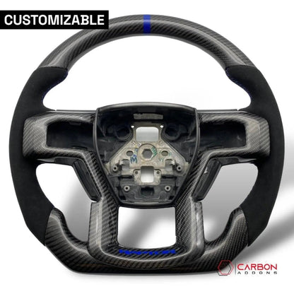 F150 2015-2020 Custom Carbon Fiber Steering Wheel