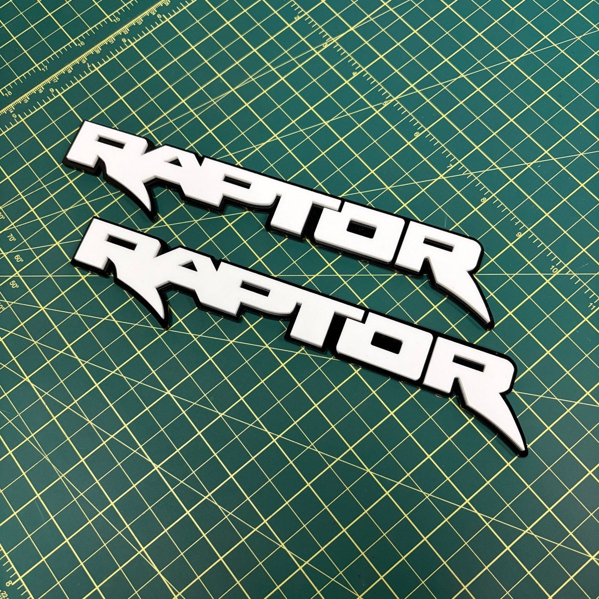 Ford Raptor Door Emblems (F150, Ranger, Bronco) - sold as a pair