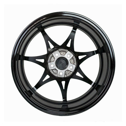 Foushee 18x8.5 +42mm 5x108 CB: 67.1 Color: Black