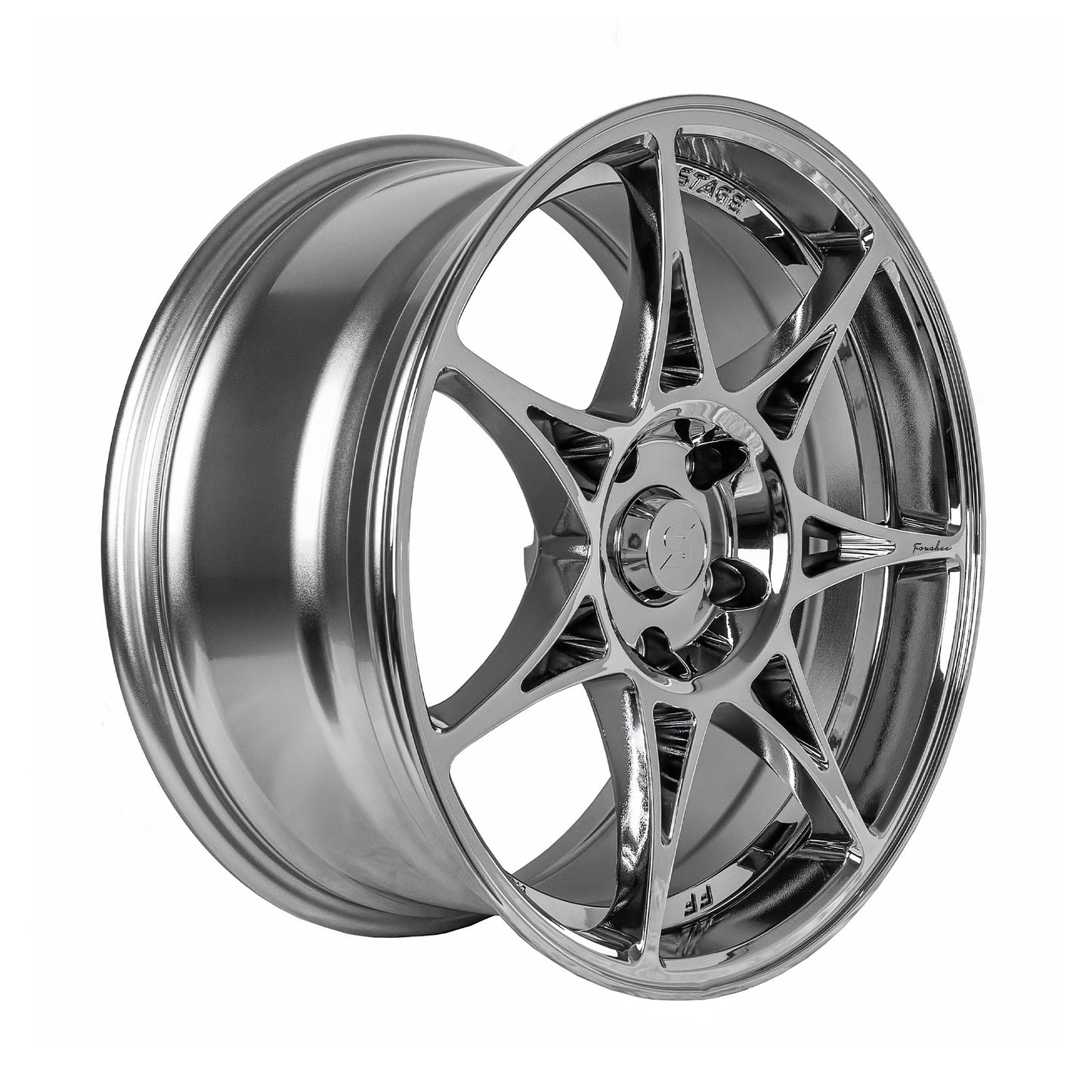 Foushee 18x9.5 +38mm 5x114.3 CB: 73.1 Color: Chrome