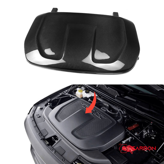 2021+ RAM TRX Real Carbon Engine Bay Replacement Trim