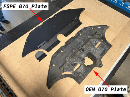Genesis G70 (2018-2026) Aluminum Front Bumper Skid Plate