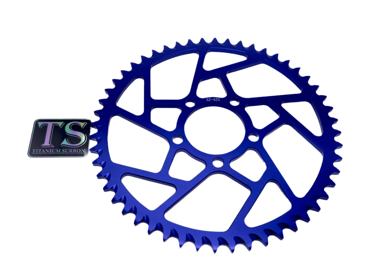 420 Rear Sprocket for Surron, Talaria, E-Ride Pro & Segway | 48T–58T 7075-T6 Aluminum