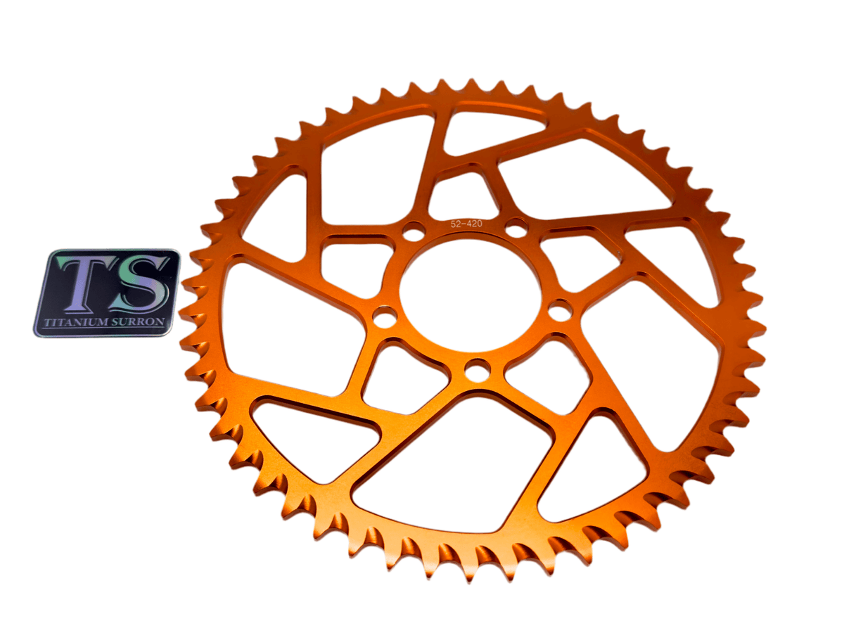 420 Rear Sprocket for Surron, Talaria, E-Ride Pro & Segway | 48T–58T 7075-T6 Aluminum