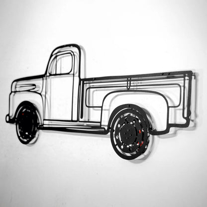 Custom Car Metal Wall Art with Spinning Wheels, Personalized Car Design, Custom Auto Gift for Men, Garage Decor, Your Car Line Art-KAFMEKA048
