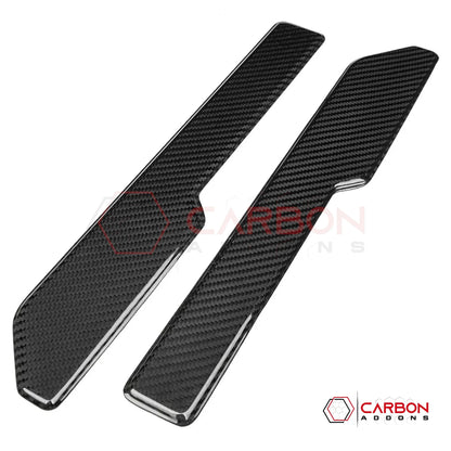 Real Carbon Fiber Interior Door Trim Covers for 2021+ Ford Bronco 2-Door (Glossy or Matte)