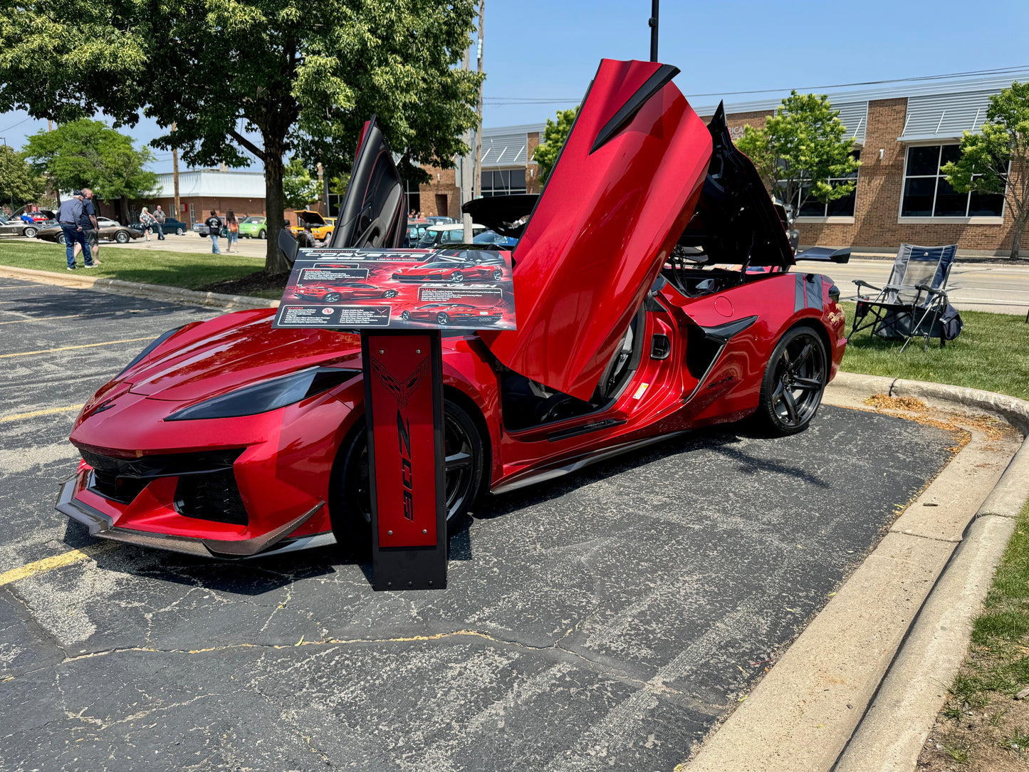 Custom Car Show board display stand