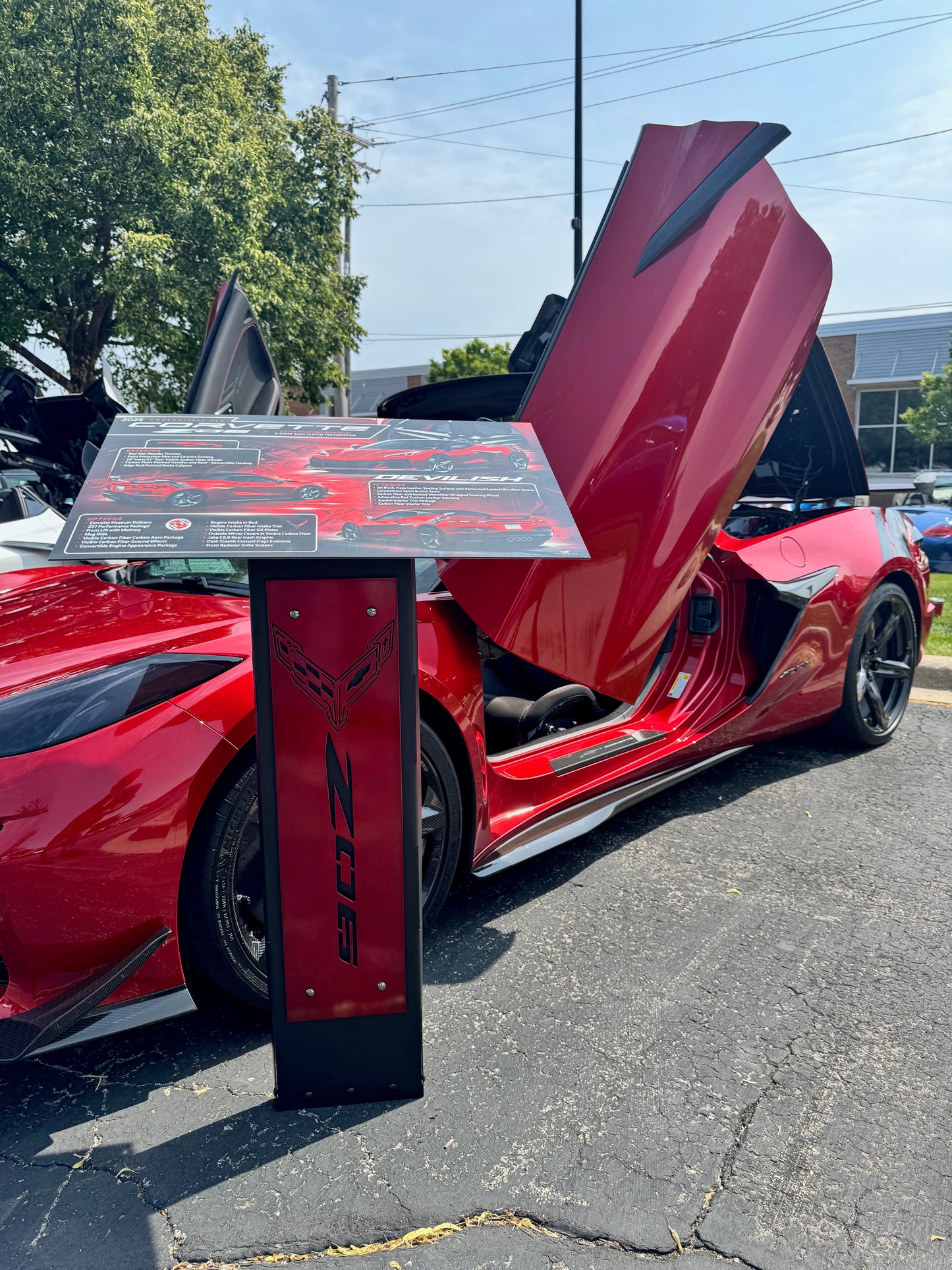 Custom Car Show board display stand